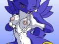 Yiffy Hentai Digimon - Renamon 10 Blue.gif